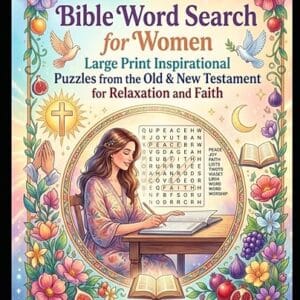 Bible Word Search for Women Large Print Inspirational Puzzles cover