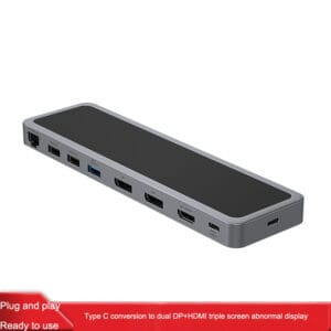 Type-C docking station expands 4K60Hz video dual output differential display docking station dual DP HDMI multi screen different