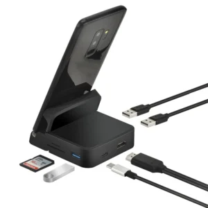 8 in 1 Type C HUB Docking Station Phone Stand USB C To HDMI-compatible Dock Power Charger Adapter For MacBook For Samsung HUAWEI